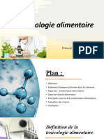 Toxicologie Alimentaire M1