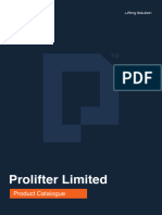 Prolifter LTD Product Catalogue