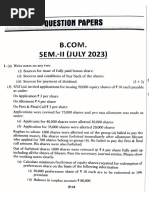 Question Papers: SEM. - (JULY 2023)