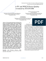 Hybrid Solar PV and WECS Power Quality Improvement by STATCOM