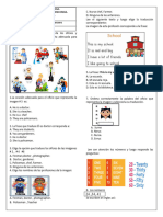 Borra EVALUACION BIMESTRAL # 2 INGLES Grado Tercero