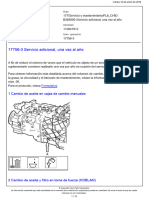 Servicio Adicional, Una Vez Al Año