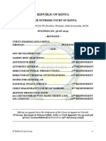 Judgment Petition 38 of 2019 Jirongo Cyrus V Soy Developers LTD Others