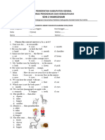 Soal Bahasa Inggris ASAT Kelas 4