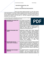 Analysis of The Kenyan Finance Bill 2024