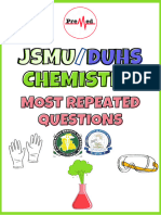 JSMUDUHS Sindh Chemistry Most Repeated MCQs by PreMed - PK