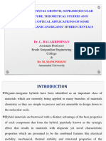 E-Content Nonlinear Optical Applications of Some Organic Organic-Inorganic Hybrid Crystals