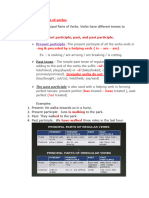 Principal Parts of Verbs 8