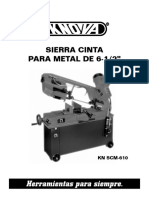 Sierra Cinta para Metal de 6-1/2": KN SCM-610