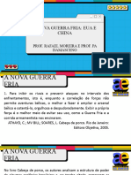 26/08 - Aula 1: A Nova Guerra Fria Entre EUA e China