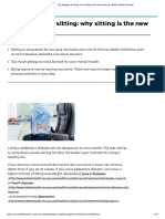 The Dangers of Sitting - Why Sitting Is The New Smoking - Better Health Channel
