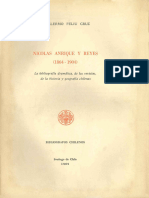 Anrique y Reyes Nicolás - La Bibliografía Dramática de Las Revistas de La Historia y Geografía Chilenas