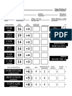 Ficha de D&D 3.5