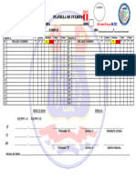 Planilla de Fulbito - 2023