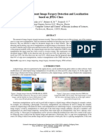 Copy-Move Document Image Forgery Detection and Localization Based On JPEG Clues