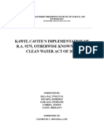 Clean Water Act in Kawit