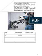 Procedimiento Operativo Perforacion de Diamantina.