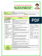 Ses Comun-Escribimos Textos Argumentativos Tiempos Verbales 27 de Mayo