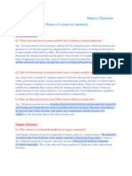 Unit 1 Nature of Science in Chemistry (Essential Questions)