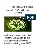 Crop Circles Made From Military Satellites Lasers Masers UFO Psyop