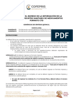 Cédula para El Ingreso de La Información de La Solicitud de Registro