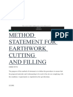 Civil Engineering Home: Method Statement For Earthwork Cutting AND Filling