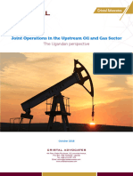 Joint Operations in The Upstream Oil and Gas Sector