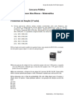 Aula 1 Exercícios de Fixação