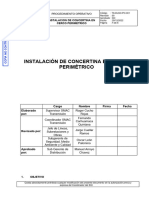 TS-DLSO-PO-001 (00) Instalación de Concertina en Cerco Perimetrico