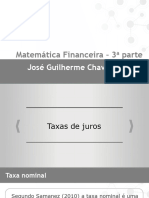 Matemática Financeira - 3º Parte