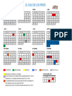 Calendario 2021 El Cole de Los Pekes