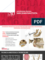 Tecnicas Anestesicas Intraorales