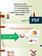 Programa de Prevención Del Uso y Consumo de Alcohol y Otras Drogas