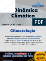 Cap. 8 A Dinâmica Climática