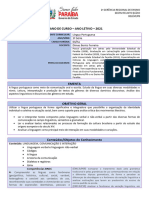 Plano de Curso 2021 - 1 Série