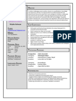 Nirjala Acharya CV NEw Format F