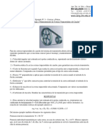 Ejemplo N 3 - Correa Trapezoidal de Caucho - Parámetros