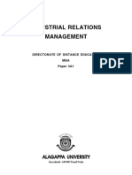 PG M.B.A General (English) 317 33a1 Industrial Relations Management 4521