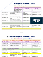 2024-25 - Sr. C-120 - Chemistry T-I - Teaching & Test Schedule With Class & Home Work