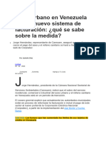 Aseo Urbano en Venezuela Tendrá Nuevo Sistema de Facturación