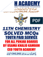 11th Chemistry Mcqs by Youth Academy