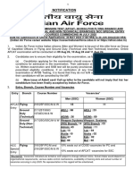 English Notification AFCAT 02-2024