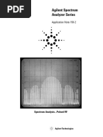 Agilent Spectrum Analyzer Series: Application Note 150-2