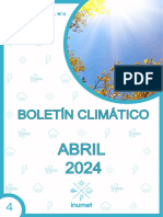 Boletin Climático Abril