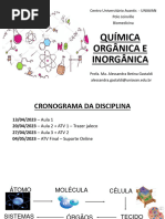 Química Orgânica e Inorgânica