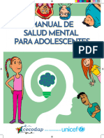 Segunda Portada Manual de Salud Mental Adolescentes