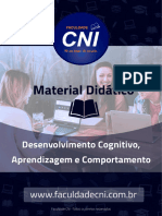 Desenvolvimento Cognitivo, Aprendizagem e Comportamento