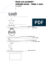 Intergrated-Grade One Opener-Term 3