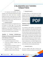 Fiche Préparation Entretien Campus France