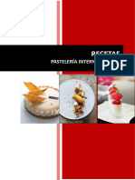 Recetas: Pastelería Internacional Ii